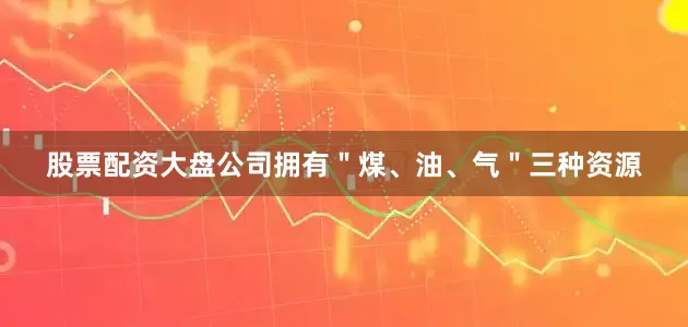 股票配资大盘公司拥有＂煤、油、气＂三种资源